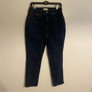 NWOT Madewell Women's Deep Blue Indigo Skinny Jeans
